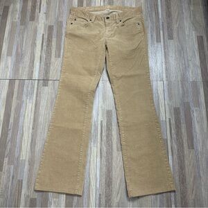 LOFT Tan Boot Cut Jeans
